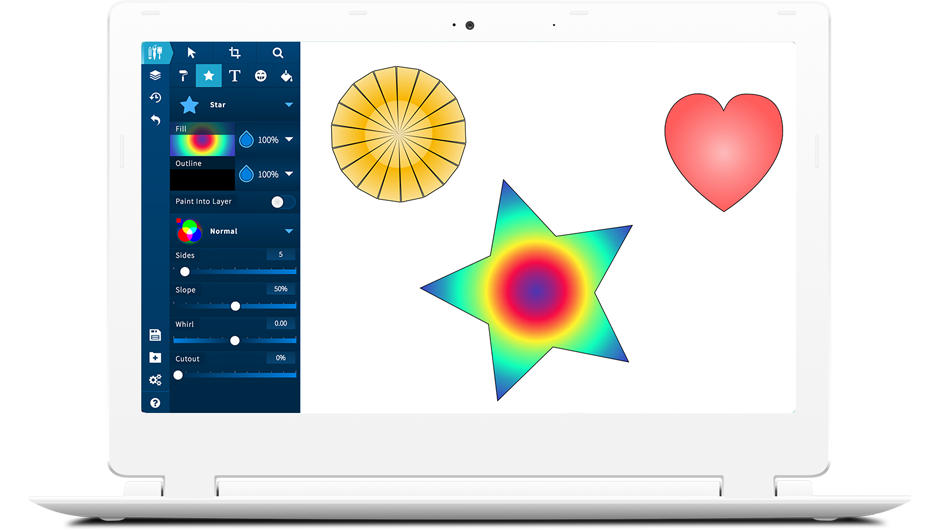 <i class="fa fa-shapes"></i> 14 Customizable Shapes