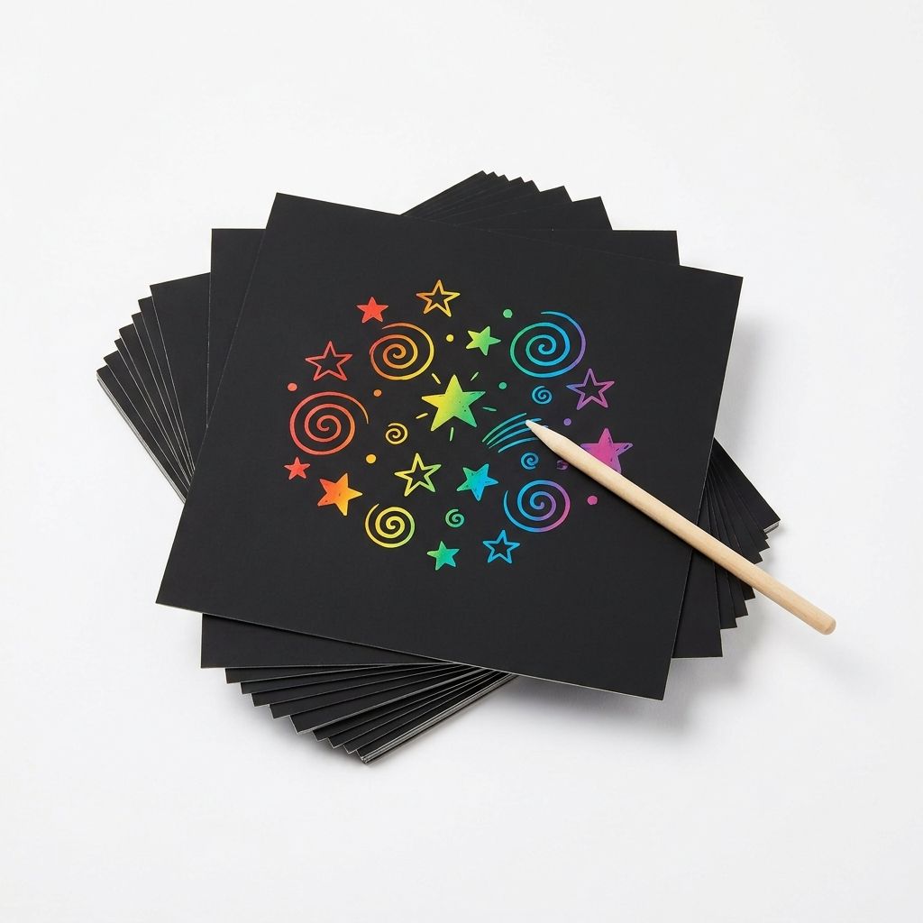 Rainbow Scratch Art Pad