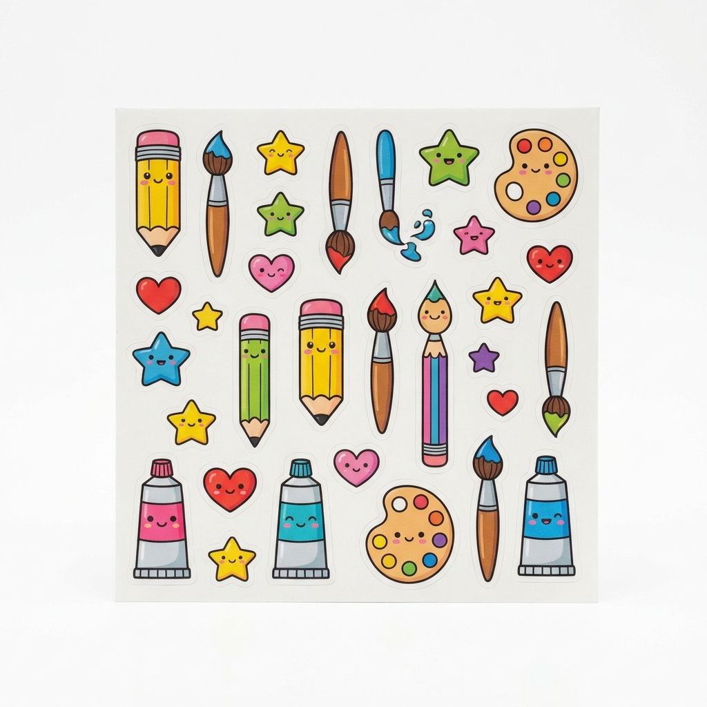 Sketchpad Sticker Sheet